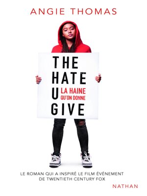 cover image of La haine qu'on donne (The Hate U Give)